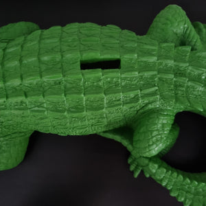 Spaarpot krokodil groen