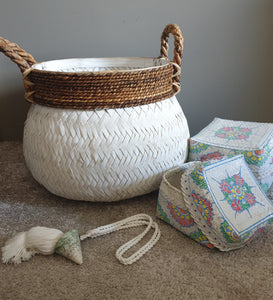 Mand rond groot Ibiza stijl