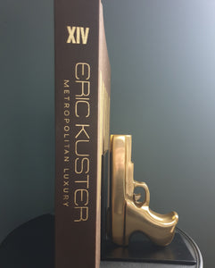 Boekensteunen pistool