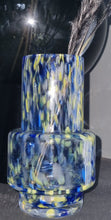Afbeelding in Gallery-weergave laden, Mondgeblazen Fidrio confetti vaas blauw/groen
