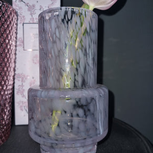 Mondgeblazen Fidrio confetti vaas roze