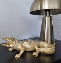 Afbeelding in Gallery-weergave laden, Krokodil theelicht goud
